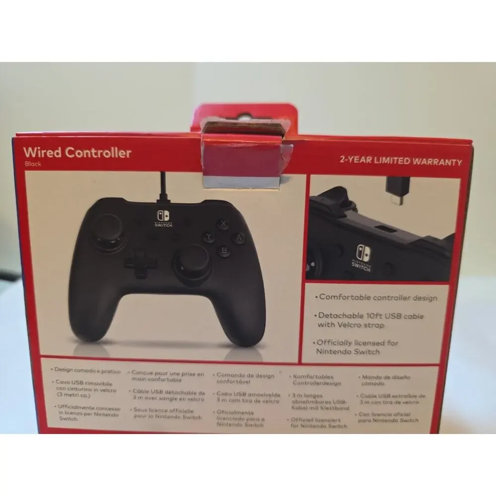 PowerA Advantage Nintendo Switch 2 Wired Controller - Black - New